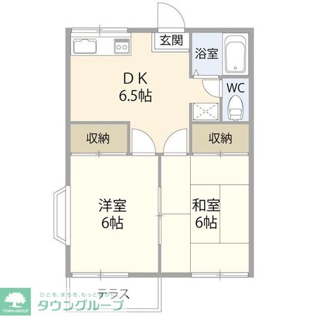 ベルゾーネ吉野の物件間取画像